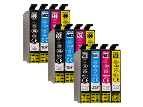 Compatible 503XL Epson Ink Cartridges – 3 Multipacks