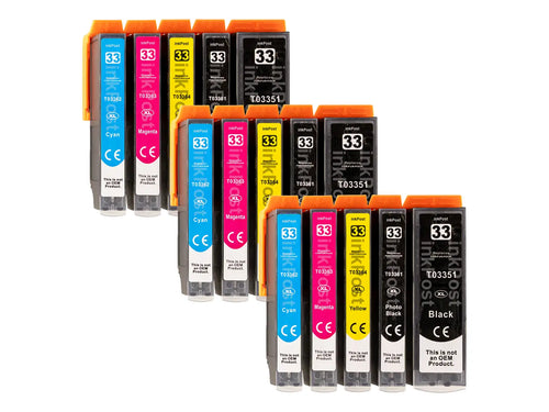 Compatible T33XL Epson Ink Cartridges – 3 Multipacks