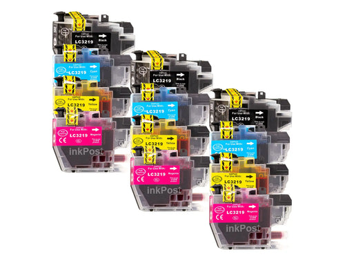 Compatible LC3219XL Brother Ink Cartridges – 3 Multipacks
