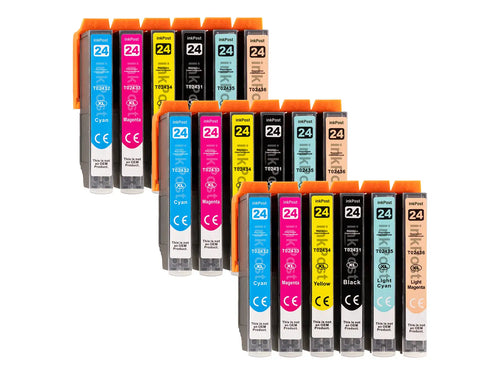 Compatible 24XL Epson Ink Cartridges – 3 Multipacks