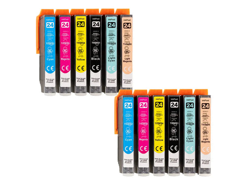 Compatible T24XL Epson Ink Cartridges – 2 Multipacks
