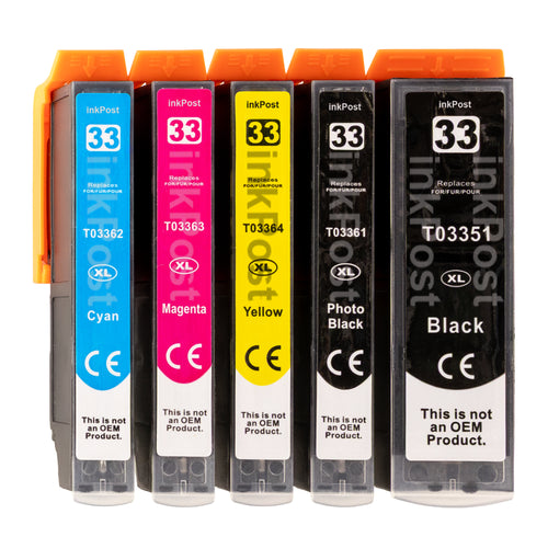 Compatible T33XL Epson Ink Cartridges – 1 Multipack