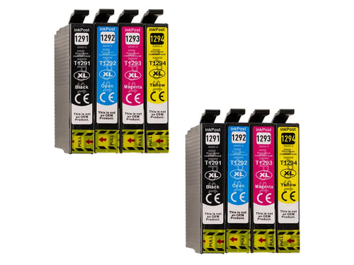 Compatible T1295 Epson Ink Cartridges – 2 Multipacks