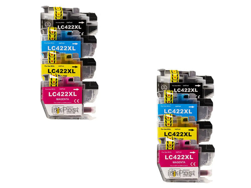 Compatible LC422XL Brother Ink Cartridges – 2 Multipacks