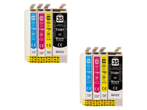 Compatible 35XL Epson Ink Cartridges – 2 Multipacks