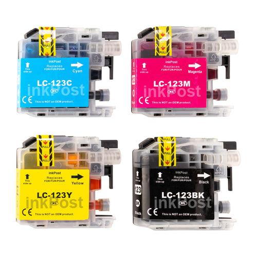 Compatible LC123 Brother Ink Cartridges - 1 Multipack