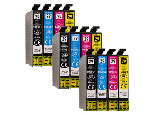 Compatible 29XL Epson Ink Cartridges – 3 Multipacks
