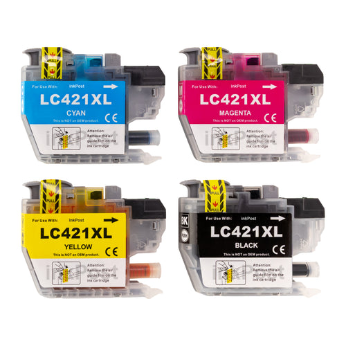 Compatible LC421XL Brother Ink Cartridges – 1 Multipack