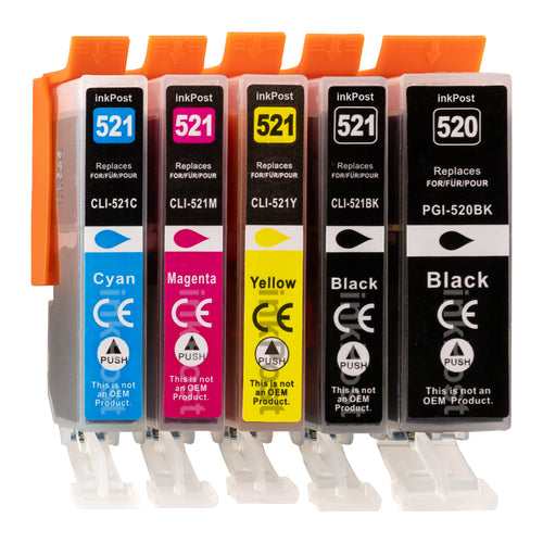 Compatible PGI-520/CLI-521XL Canon Ink Cartridges – 1 Multipack