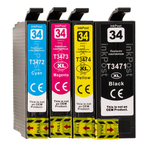 Compatible T34XL Epson Ink Cartridges – 1 Multipack