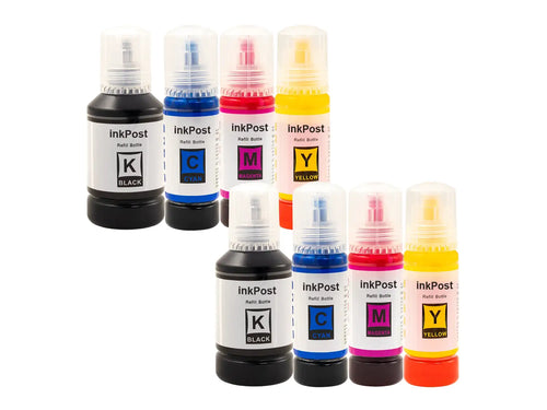 Compatible Epson Ecotank Pigment Ink Bottle – 2 Multipacks
