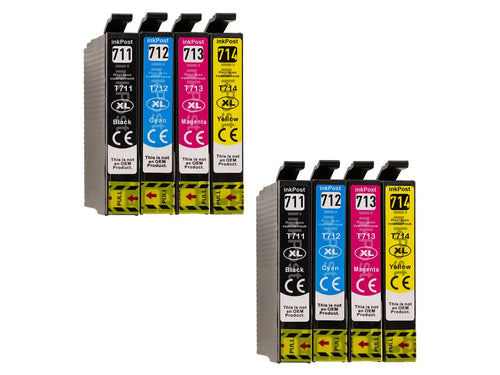 Compatible T0715 Epson Ink Cartridges – 2 Multipacks