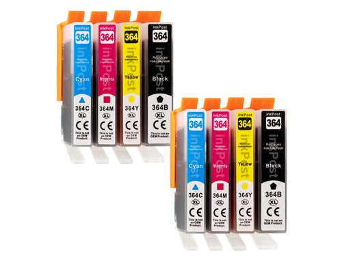 Compatible 364XL HP Ink Cartridges – 2 Multipacks